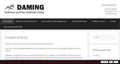 Desktop Screenshot of daming.cz