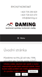 Mobile Screenshot of daming.cz